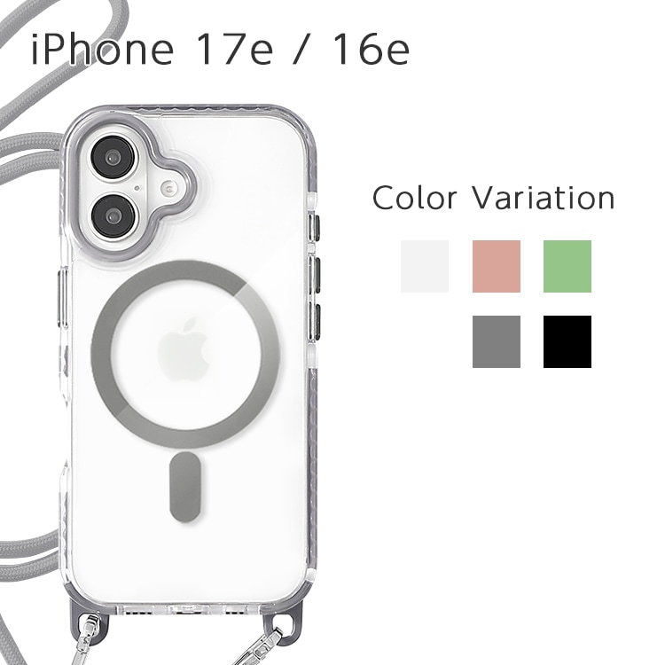 iPhone 17e / 16e �ݥåԥ� MagSafe�б� ���ȥ�å��դ����ꥢ������