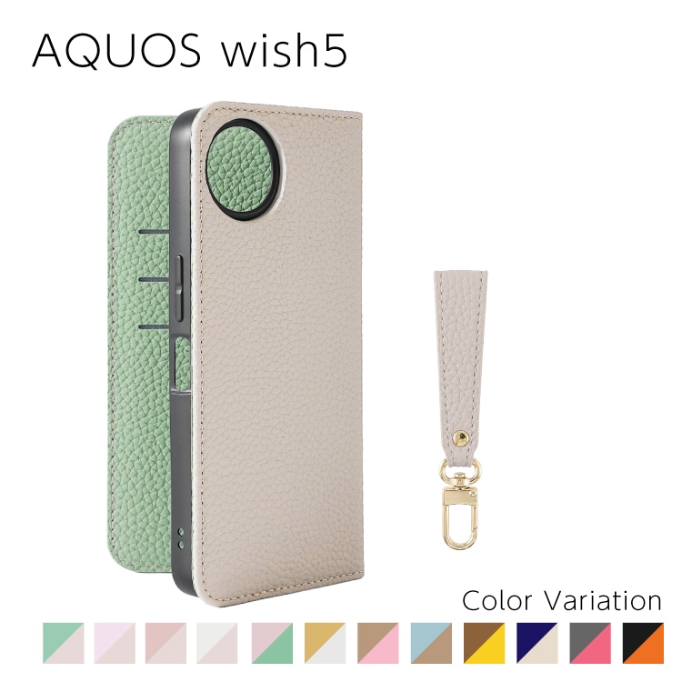 AQUOS wish5 Sophia 硼ȥȥåդ PU Х顼