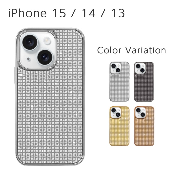 iPhone 15 / 14 / 13 Jewel Case �饤�󥹥ȡ��󥱡���