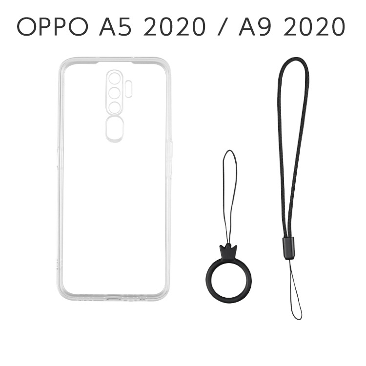 OPPO A9 2020 / A5 2020 ���ե�TPU������ ���ȥ�å��դ�