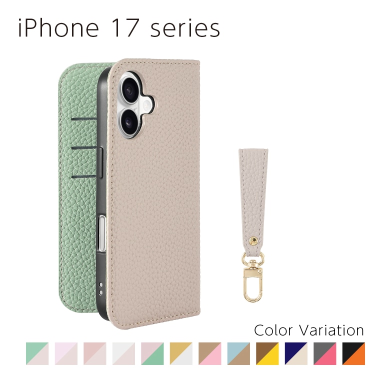 iPhone 17 / 17 Pro / 17 Pro Max / Air Sophia ���硼�ȥ��ȥ�å��դ� PU������ �Х����顼