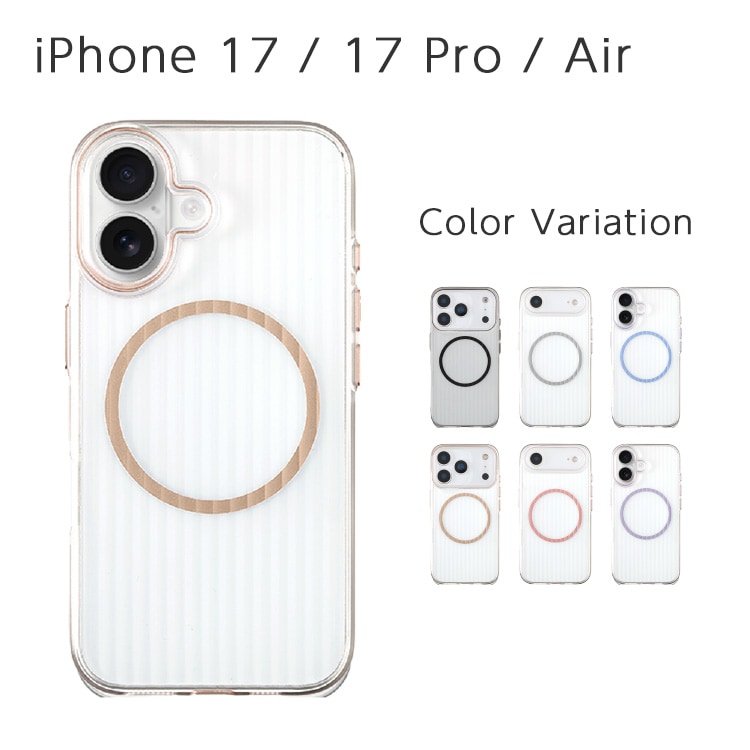 iPhone 17 / 17 Pro / Air Lena Clear wave MagSafe�б�
