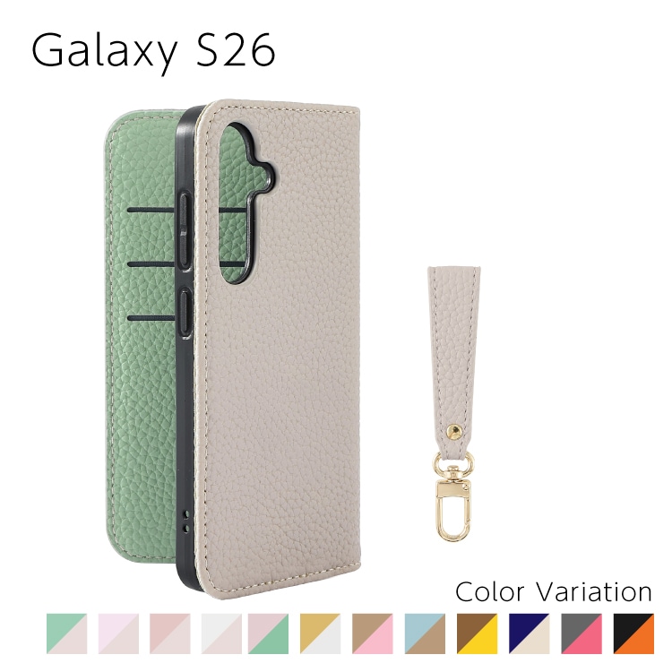 Galaxy S26 Sophia ���硼�ȥ��ȥ�å��դ� PU������ �Х����顼