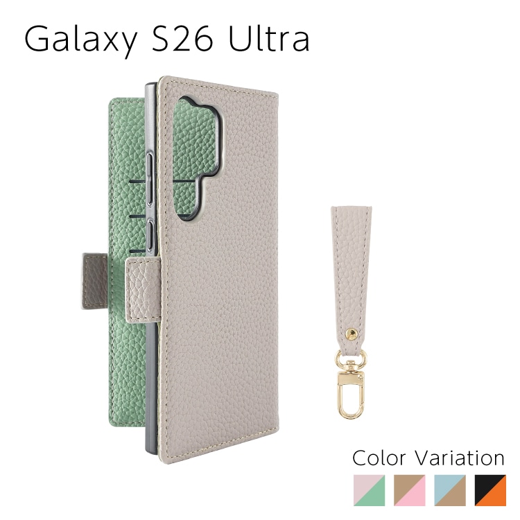 Galaxy S26 Ultra Sophia ���硼�ȥ��ȥ�å��դ� PU������ �Х����顼