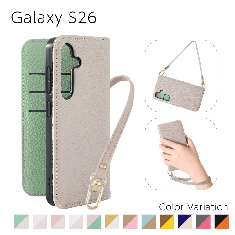Galaxy S26 Sophia �ϥ�ɥ��ȥ�åץ��å� PU������ �Х����顼