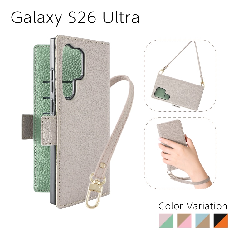Galaxy S26 Ultra Sophia �ϥ�ɥ��ȥ�åץ��å� PU������ �Х����顼