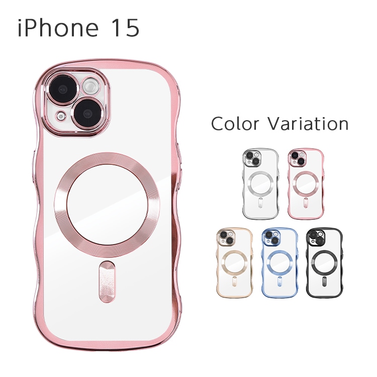 iPhone 15 �������֥ե���� ���ꥢ������ MagSafe�б�
