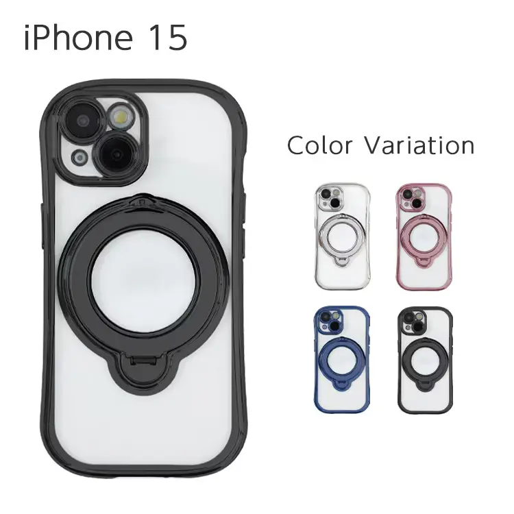 iPhone 15 �᥿�륷�����ץ��ꥢ������ MagSafe�б�