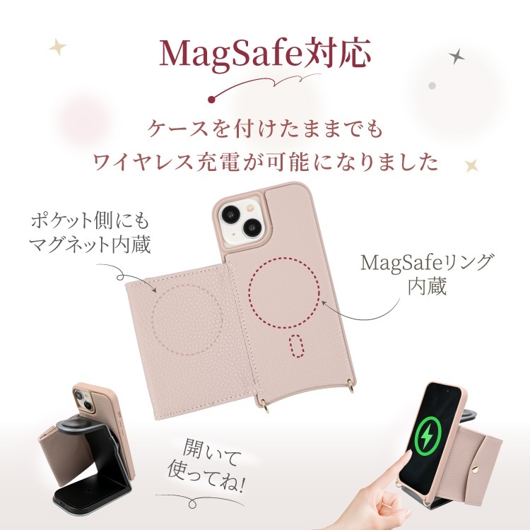 HANARO公式 | iPhone 15 Pro Max 背面ポケット ショルダー付き