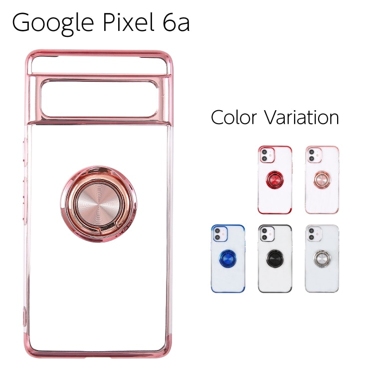 HANARO公式 | Google Pixel 6a lena クリア×メタリック リング