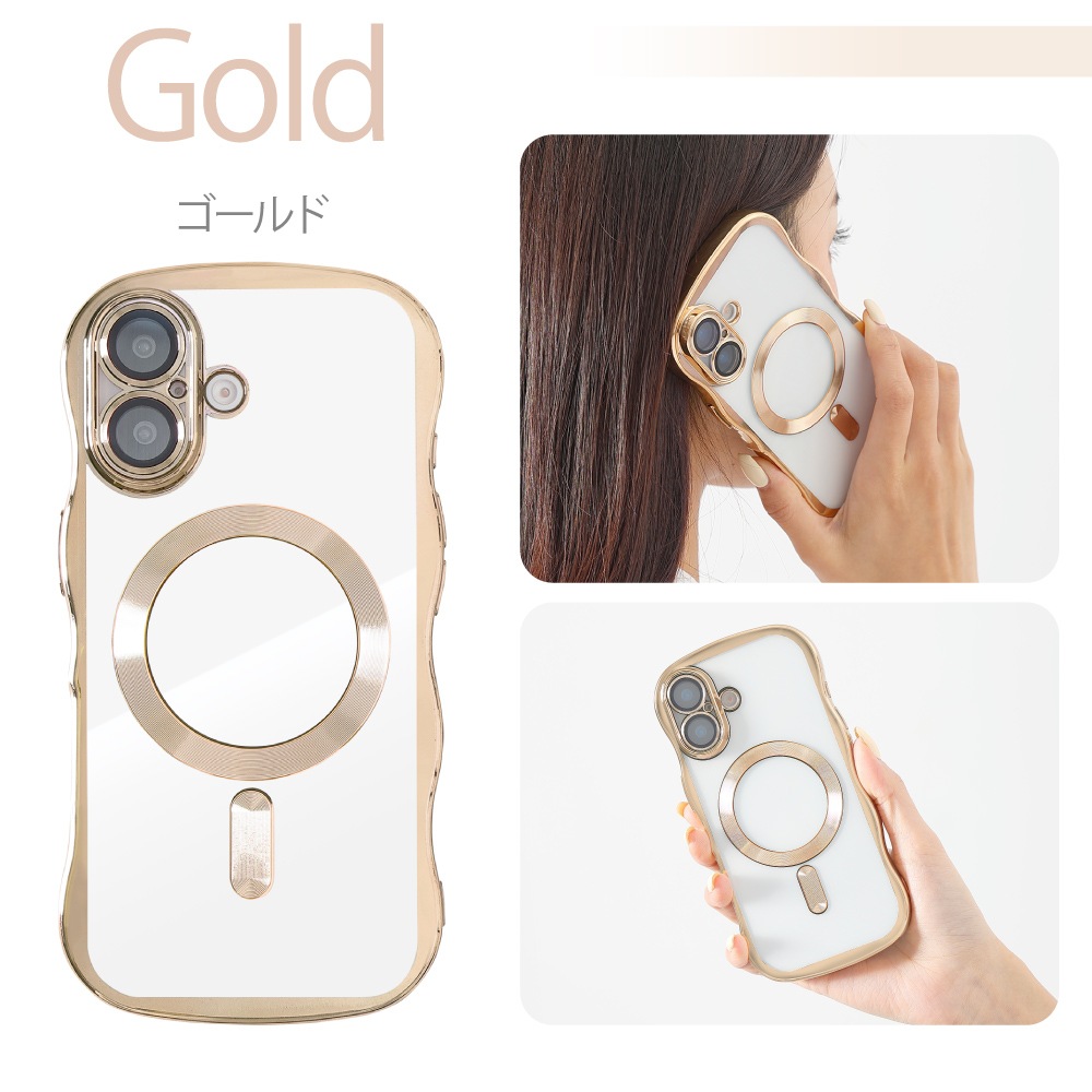 iPhone 15 �������֥ե���� ���ꥢ������ MagSafe�б� ��󥺰��η�