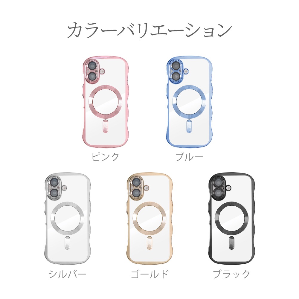 iPhone 15 �������֥ե���� ���ꥢ������ MagSafe�б� ��󥺰��η�