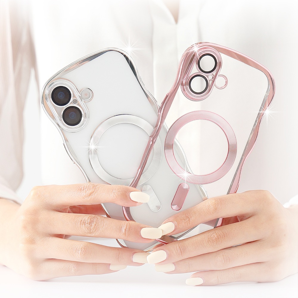 iPhone 15 �������֥ե���� ���ꥢ������ MagSafe�б� ��󥺰��η�