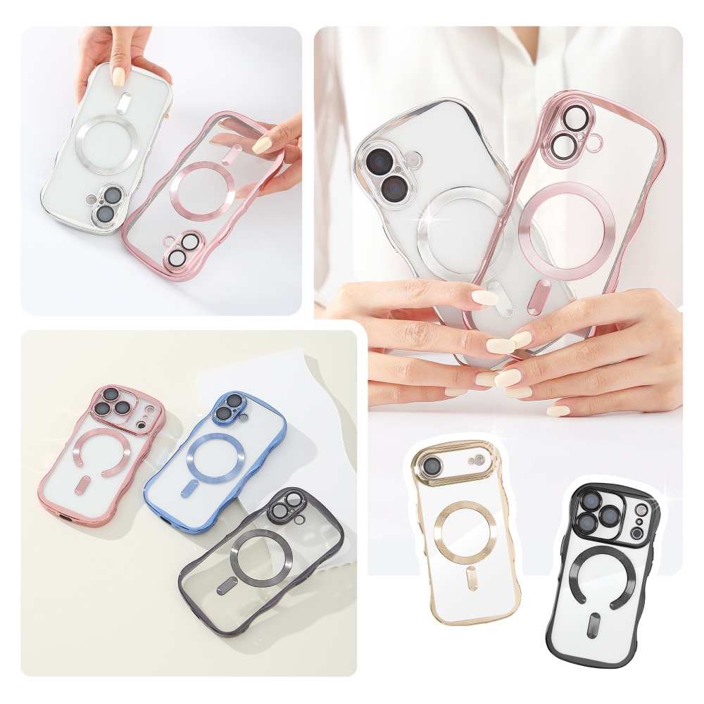 iPhone 15 �������֥ե���� ���ꥢ������ MagSafe�б� ��󥺰��η�