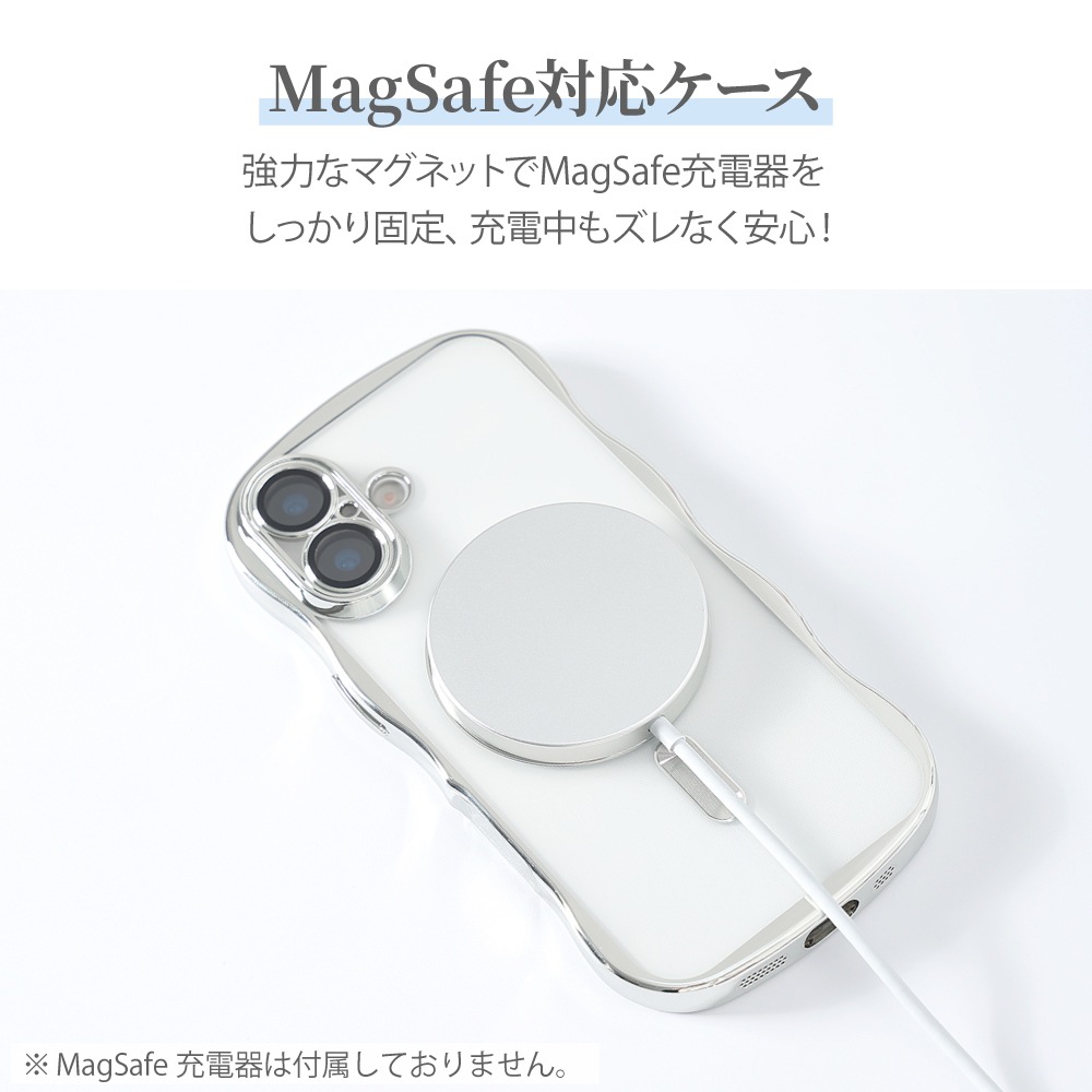 iPhone 15 �������֥ե���� ���ꥢ������ MagSafe�б� ��󥺰��η�