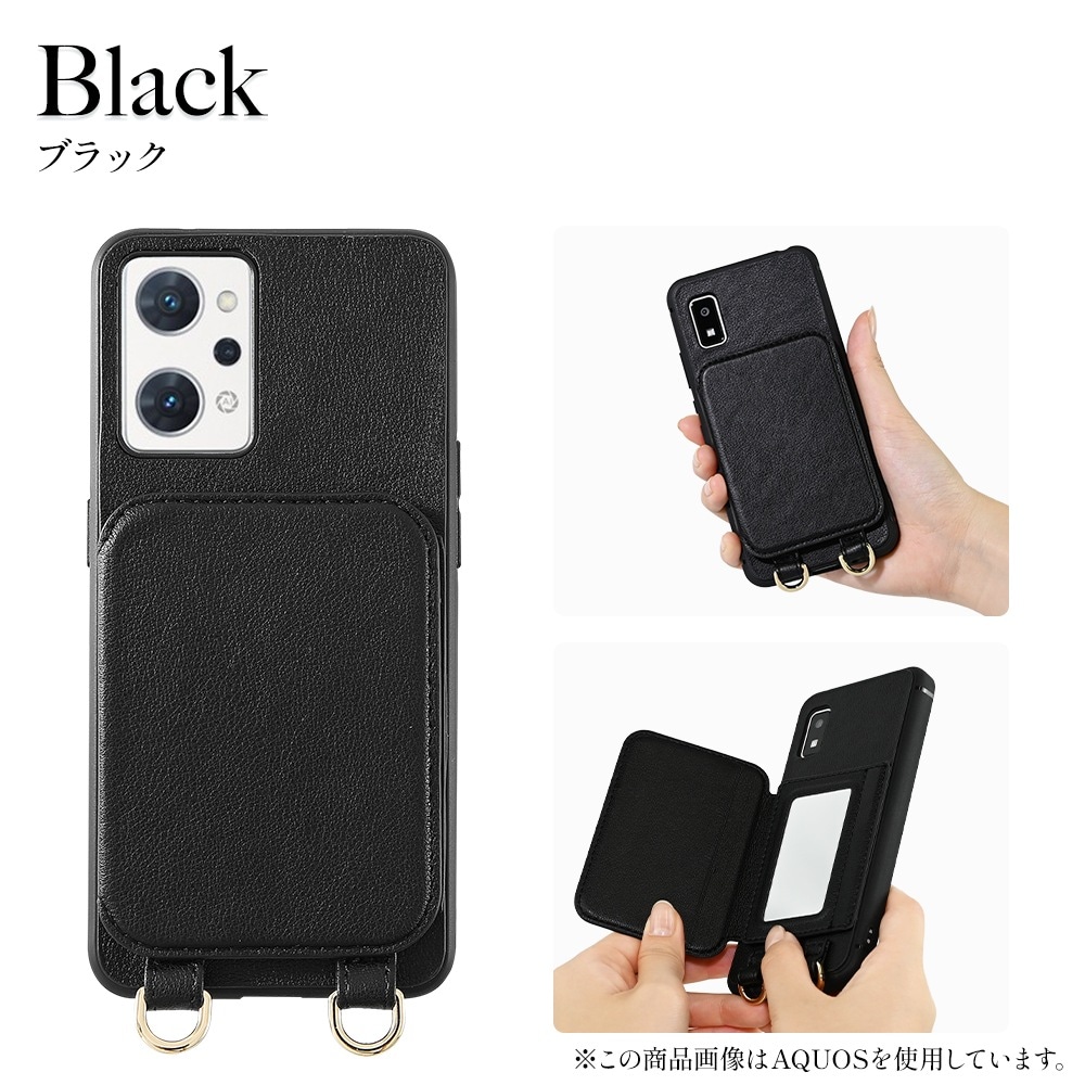 OPPO Reno9 A / Reno7 A Camila カードポケット バックカバーケース