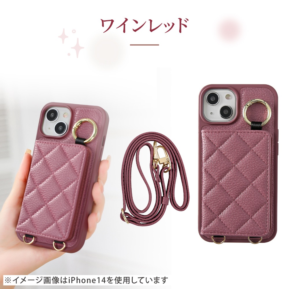 HANARO公式 | iPhone 14 Pro キルティング ショルダー付き