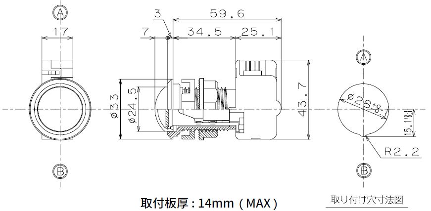 �ȸ��������ܥ���30�������ɡ���ʥ꡼�ɥ����å����η��ˡ�OBSA-30UMQ-��-DF�ۢ�1�Ĥ�����β��ʤˤʤ�ޤ���