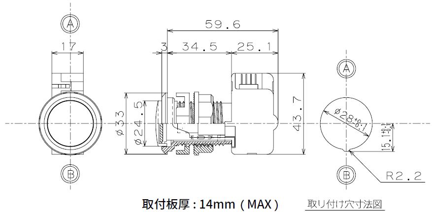 �ȸ��������ܥ���30�������ݡʥޥ����������å����η��ˡ�OBSA-30UM-��-1F�ۢ�1�Ĥ�����β��ʤˤʤ�ޤ���