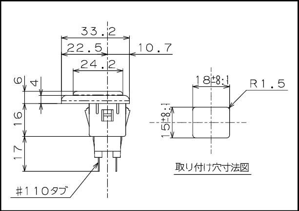 �ϥ���߼������ܥ���24�����ѡ�OBSF-24TR��