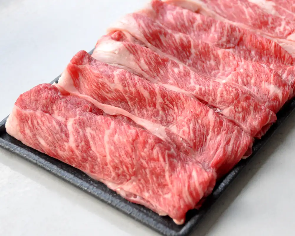 和牛カタロースすきしゃぶ　300g（経産牛）