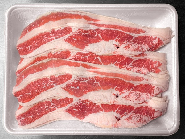 US牛バラスライス500g