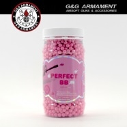 G&G　ARMAMENT　G-07-170　6mm　パーフェクトBB 0.20g 約2400発 ノンバイオBB弾 ピンク|G&G（BB弾）|BB弾・ガス