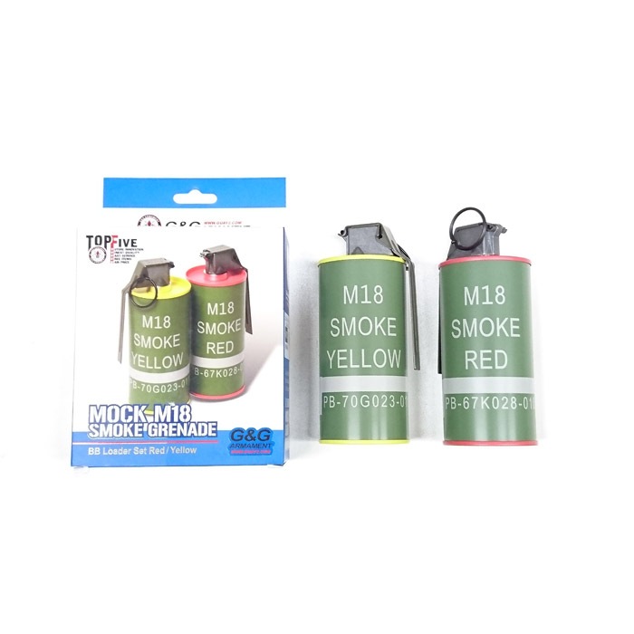 G&GG-07-045MOCK M18 SMOKE GRENADE BB LOADER SET G&G ARMAMENT