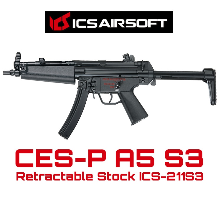 ICS CES-P A5 S3 Retractable Stock ICS-211S3 | ICS エアガン