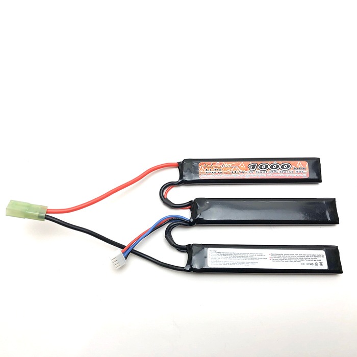 VBpower 11.1V 1000mAh リポバッテリー セパレートタイプ 20C