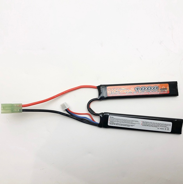VBpower 7.4v 1000mAh リポバッテリー セパレートタイプ 15C/25C