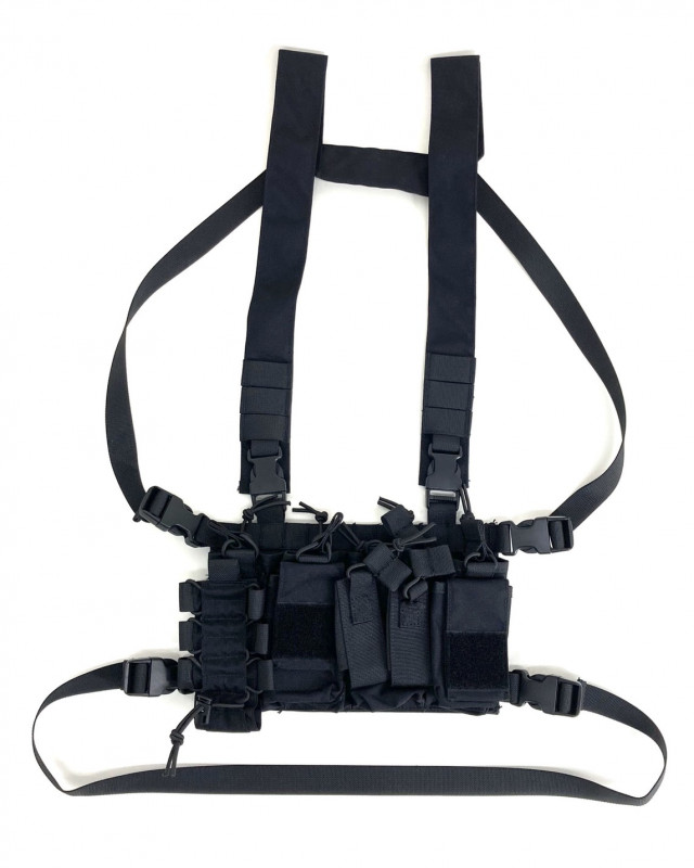 VT840 D3タイプチェストリグ BK | プレートキャリア・チェストリグ