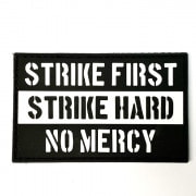 ѥå1022 STRIKE FIRST STRIKE HARD NO MERCY PVC