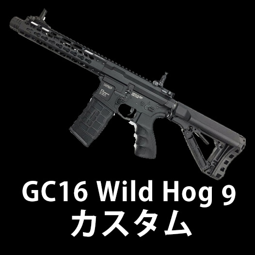 GC16 WILD HOG 9 即使えるセット！！ GC16 WILD HOG 9 即使えるセット！！ G&G GC16 Wild Hog 9''