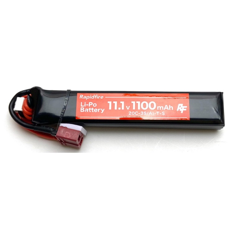 Rapidfire DC1100/20C-3S (A)-T-S 11.1Vリポバッテリー スティックタイプ T-plug 短縮コード