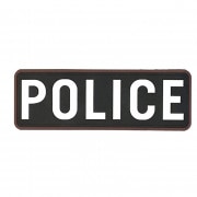EMERSON EM5527C PVC Patch"POLICE"-WHITE