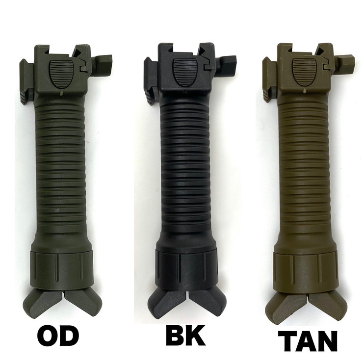 Wosport EX-31 20mm Elastic Bipod Grip /単色 | エアガン外装パーツ
