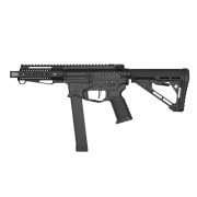 ��LA�ۡ�LANCER TACTICAL R&D Precision Licensed PW9 Mod 1 Airsoft Rifle with Delta Stock BK