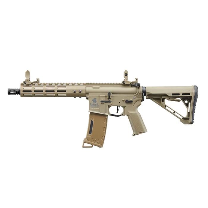 【LA】 LANCER TACTICAL Gen 3 Archon 9" M-LOK M4 Airsoft Rifle w/ Delta Stock TAN