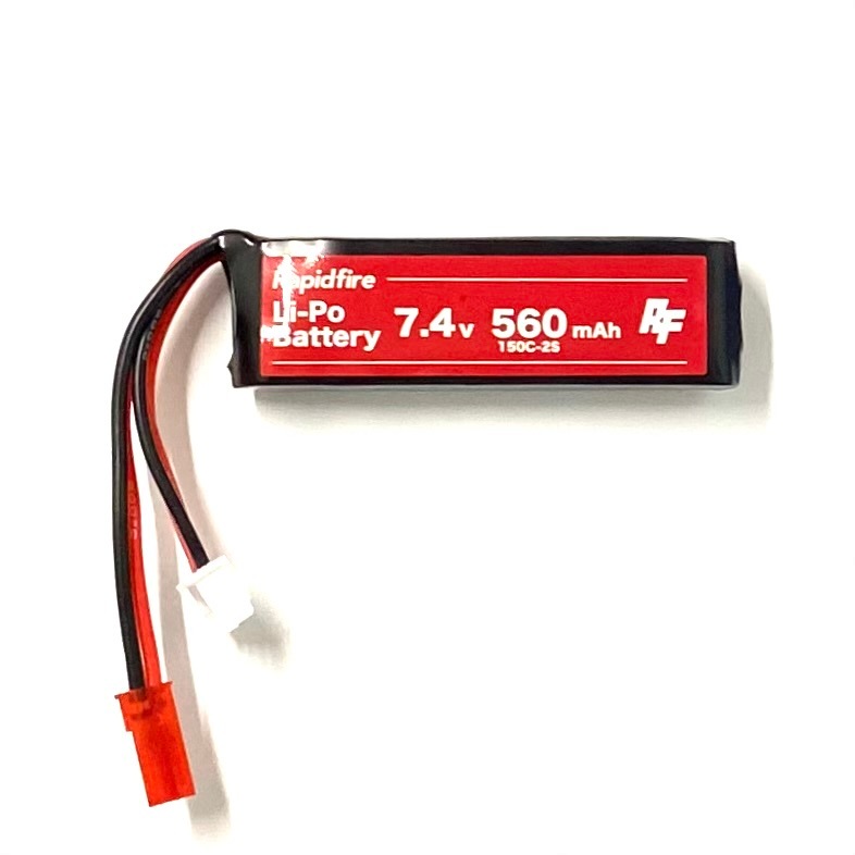 Rapidfire DC560/150C-2S 7.4Vリポバッテリー マイクロタイプ