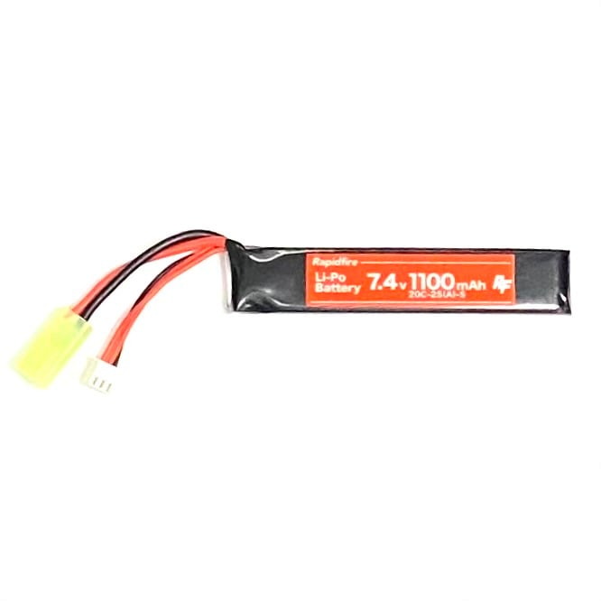 Rapidfire DC1100/20C-2S (A)-S 7.4Vリポバッテリー スティックタイプ 短縮コード