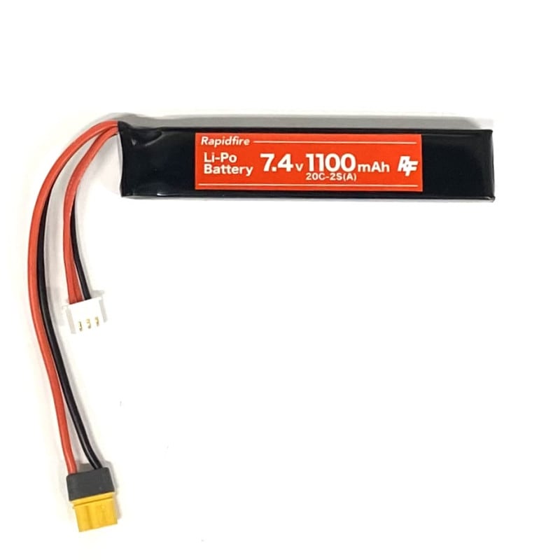 Rapidfire DC1100/20C-2S (A)-MR30 7.4Vリポバッテリー スティック
