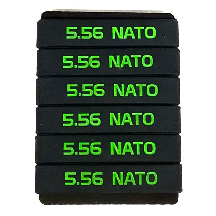 マガジンバンド 5.56 NATO BK/GRN 6個セット | アクセサリー