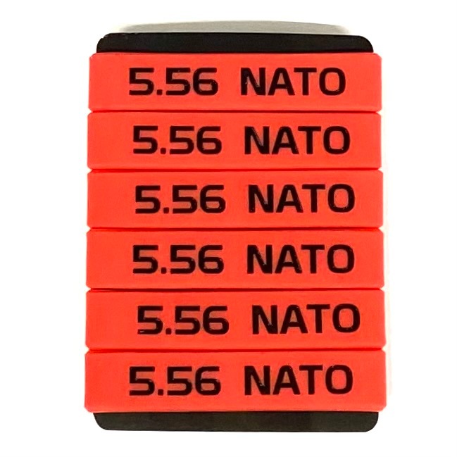 マガジンバンド 5.56 NATO RED/BK 6個セット | アクセサリー