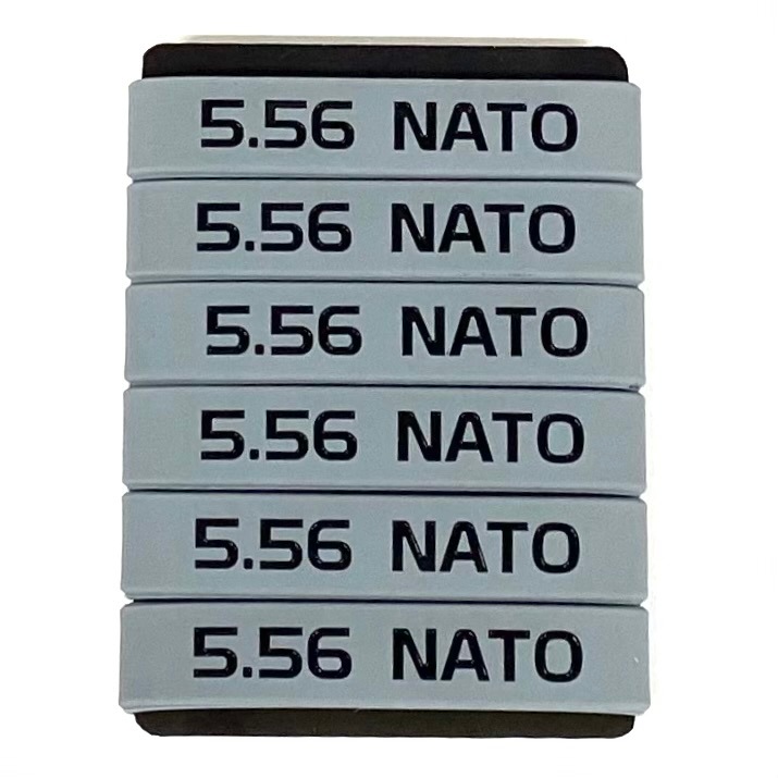 5.56mmマガジン 6個セット マガジンバンド 5.56 NATO Grey 6個セット | アクセサリー