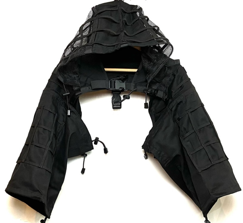 ROCOTACTICAL Military Sniper Ghillie Viper Hood BK