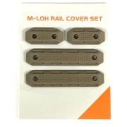 PTS PT178450813 EP M-LOK Rail Cover Set Dark Earth