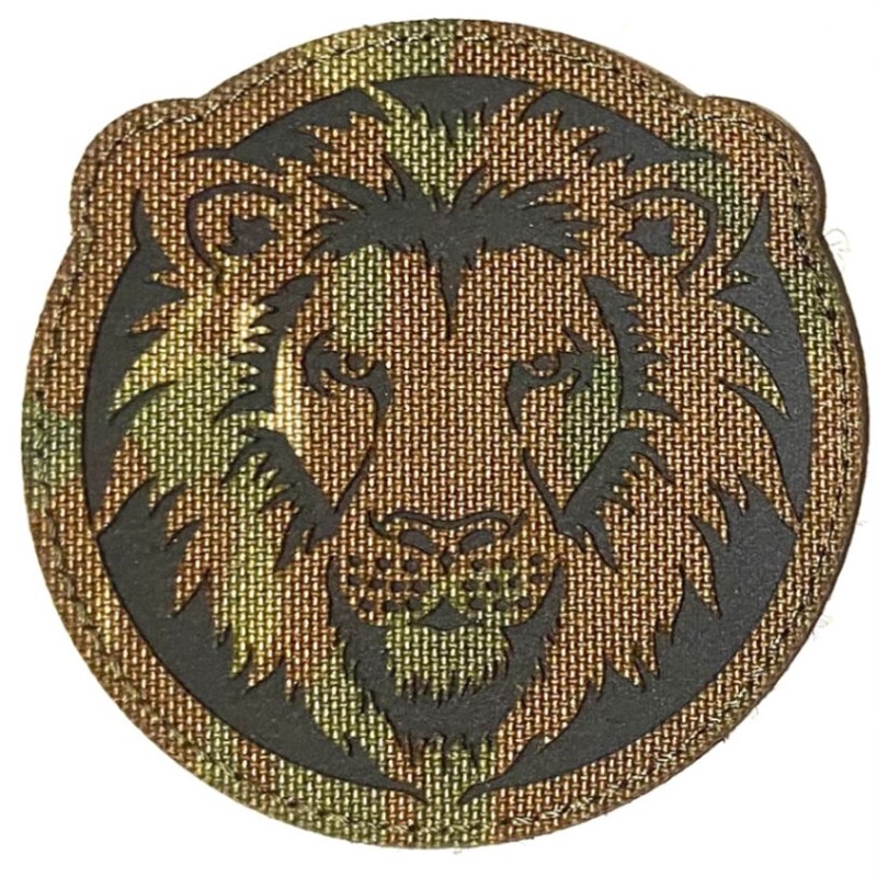 ѥå424 Laser Cutting Patch Lion MC
