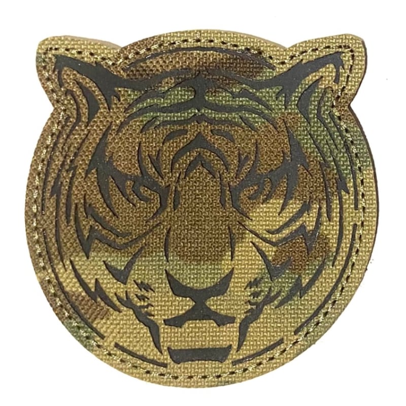 ѥå427 Laser Cutting Patch Tiger MC