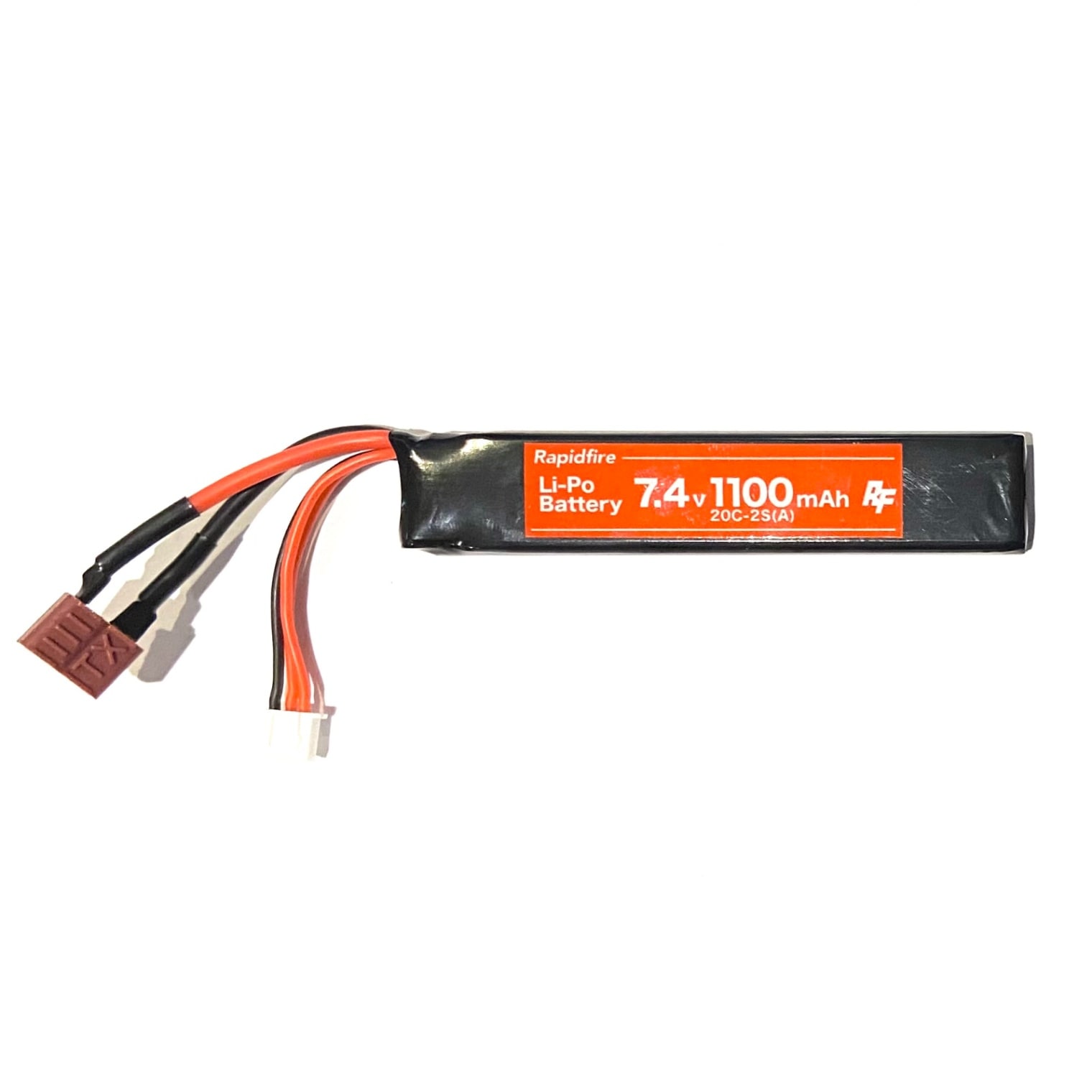 41CW Rapidfire リポバッテリー 7.4v / 1100mAh / 20C / Tコネクター